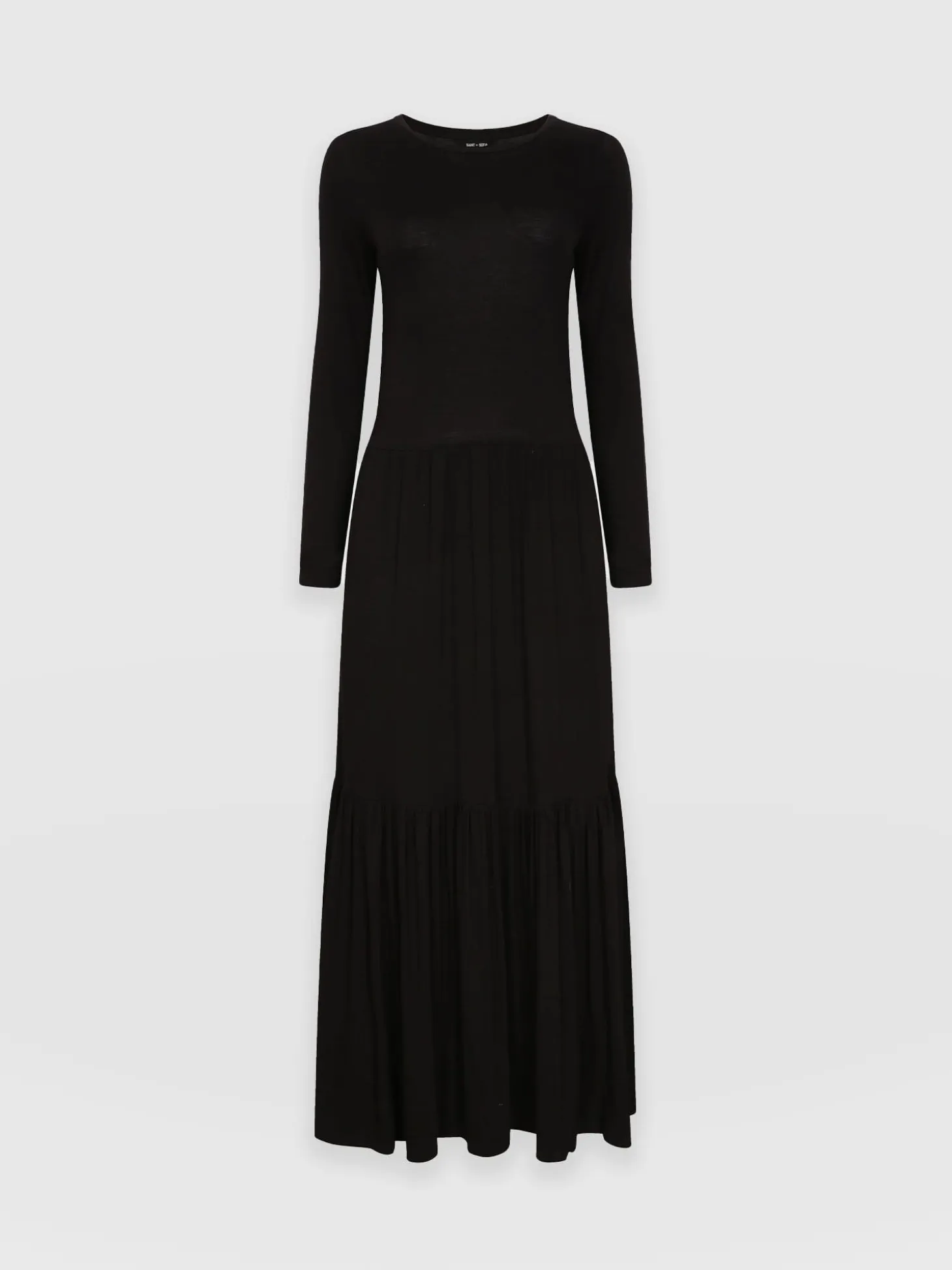 Greenwich Dress Long Sleeve - Black