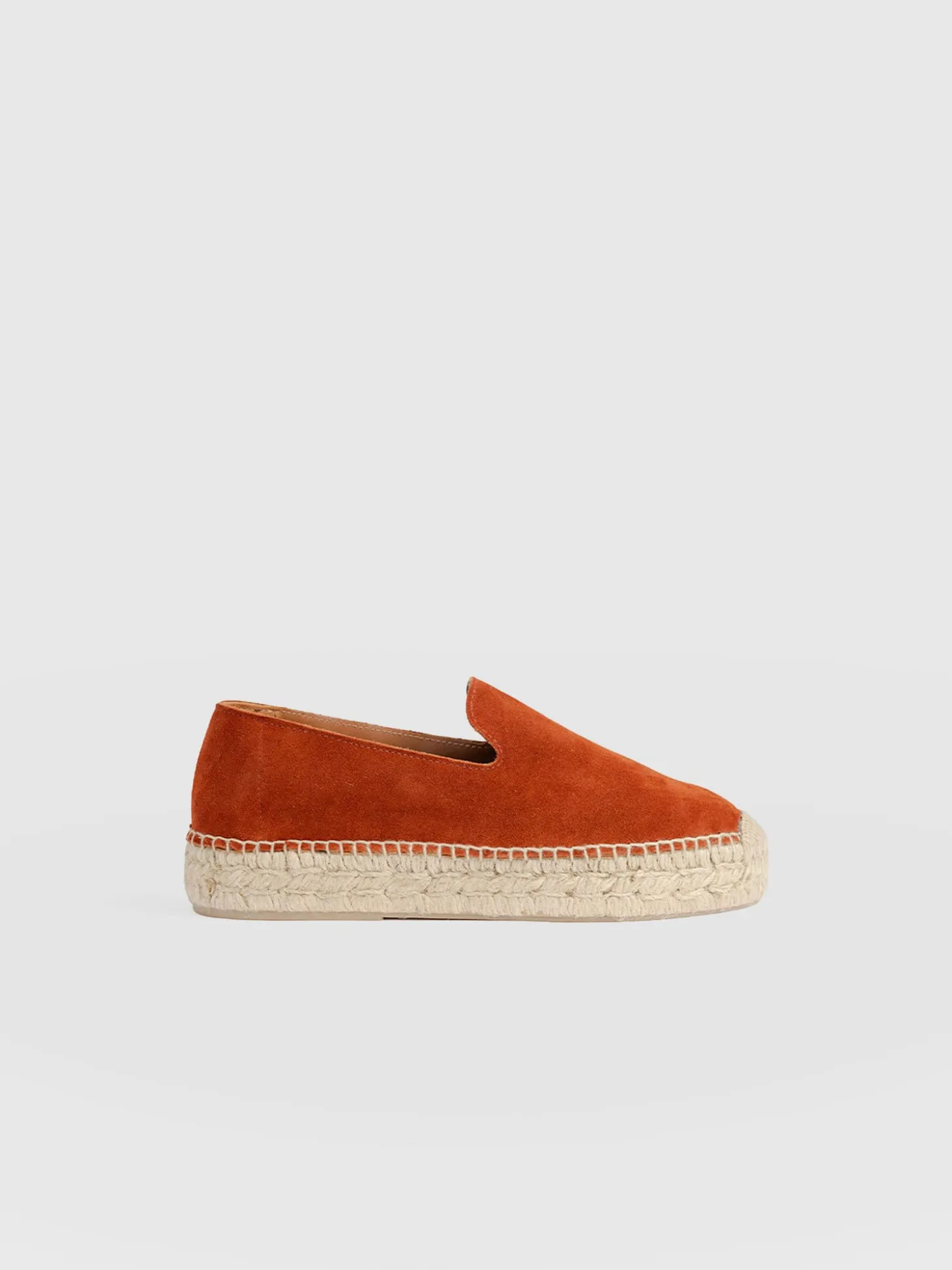 Hampton Espadrilles - Burnt Orange Suede