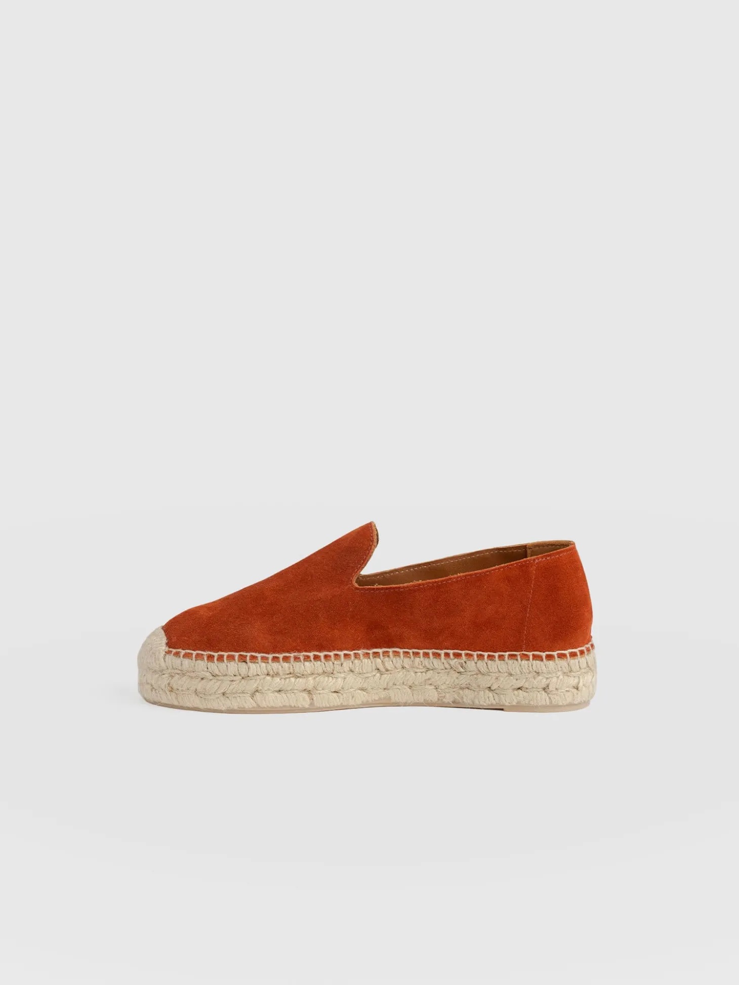 Hampton Espadrilles - Burnt Orange Suede