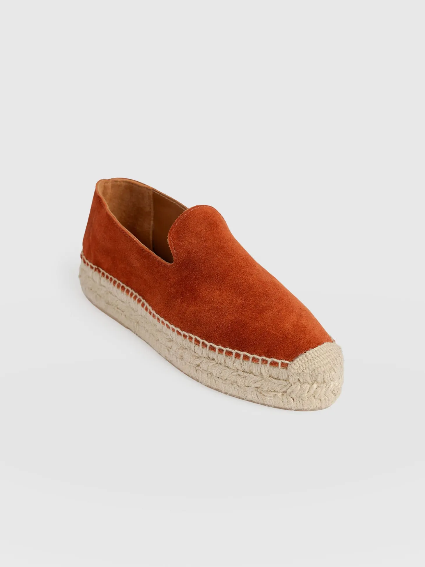 Hampton Espadrilles - Burnt Orange Suede