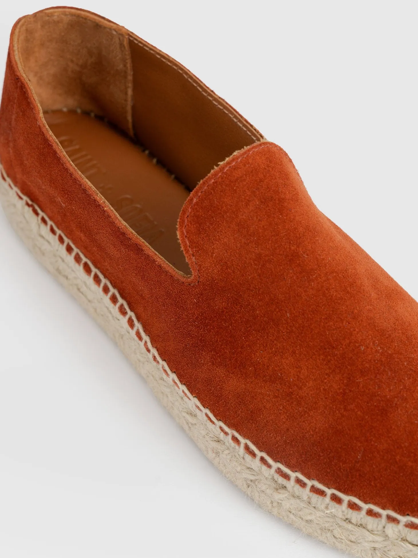 Hampton Espadrilles - Burnt Orange Suede