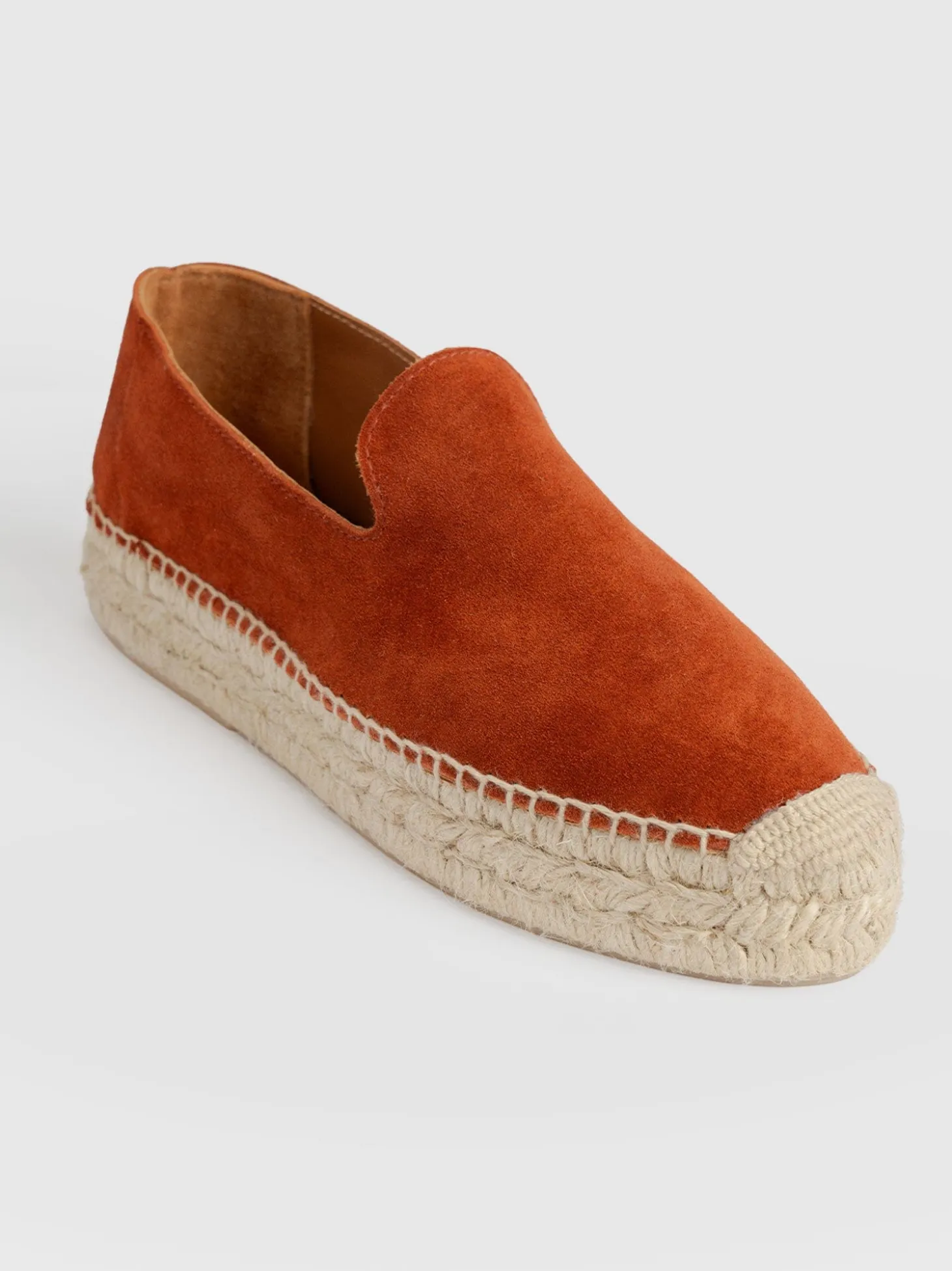 Hampton Espadrilles - Burnt Orange Suede