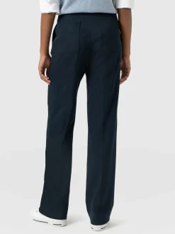 Harlow Straight Leg Pant - Navy