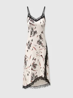 Harper Lace Cami Dress - White Mist Floral