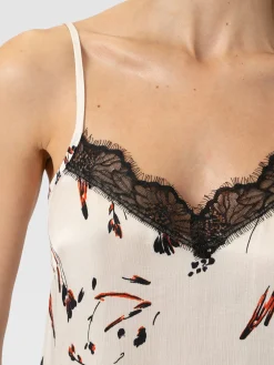 Harper Lace Cami - White Mist Floral
