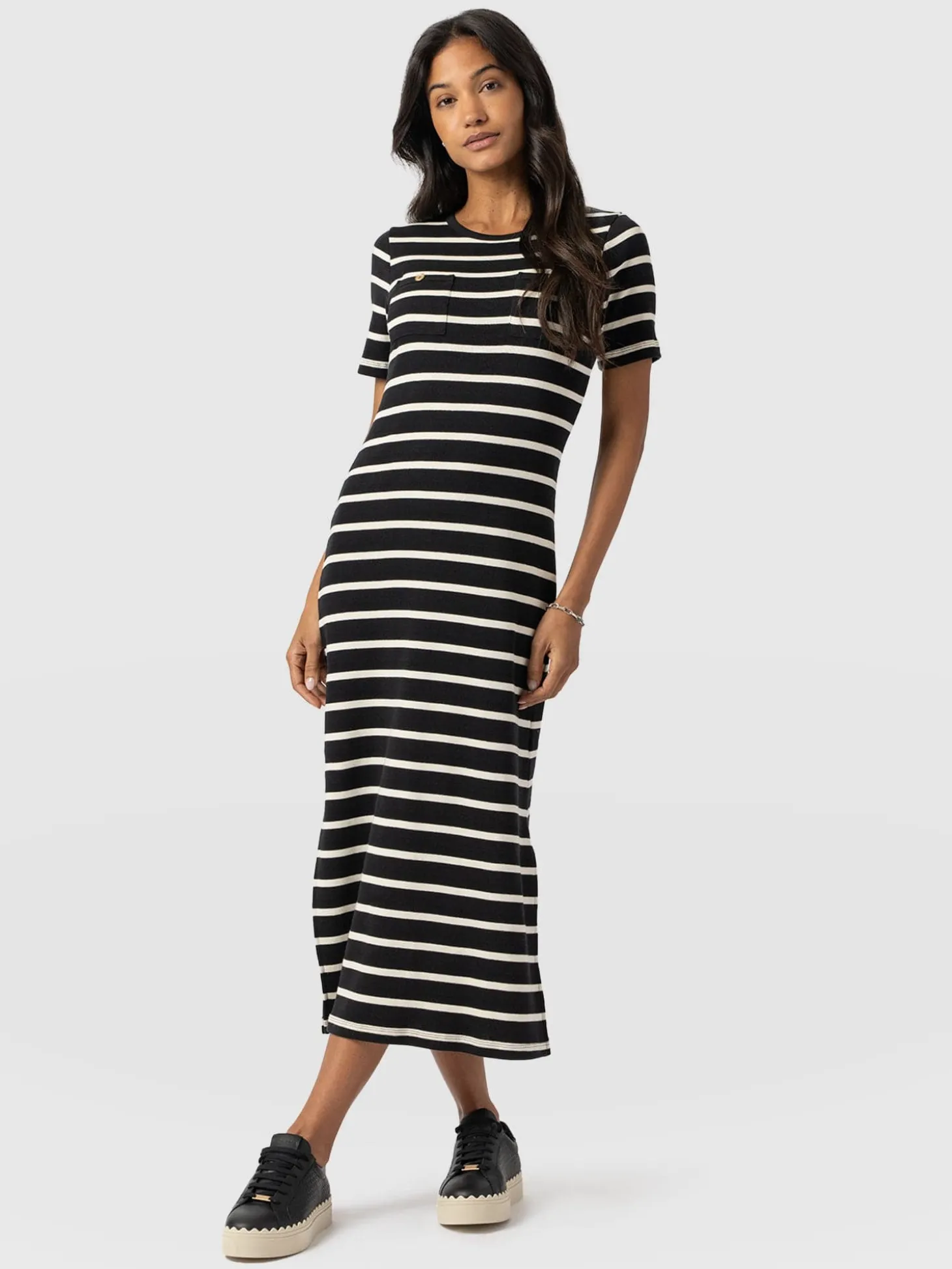 Helena T-Shirt Dress - Stripe