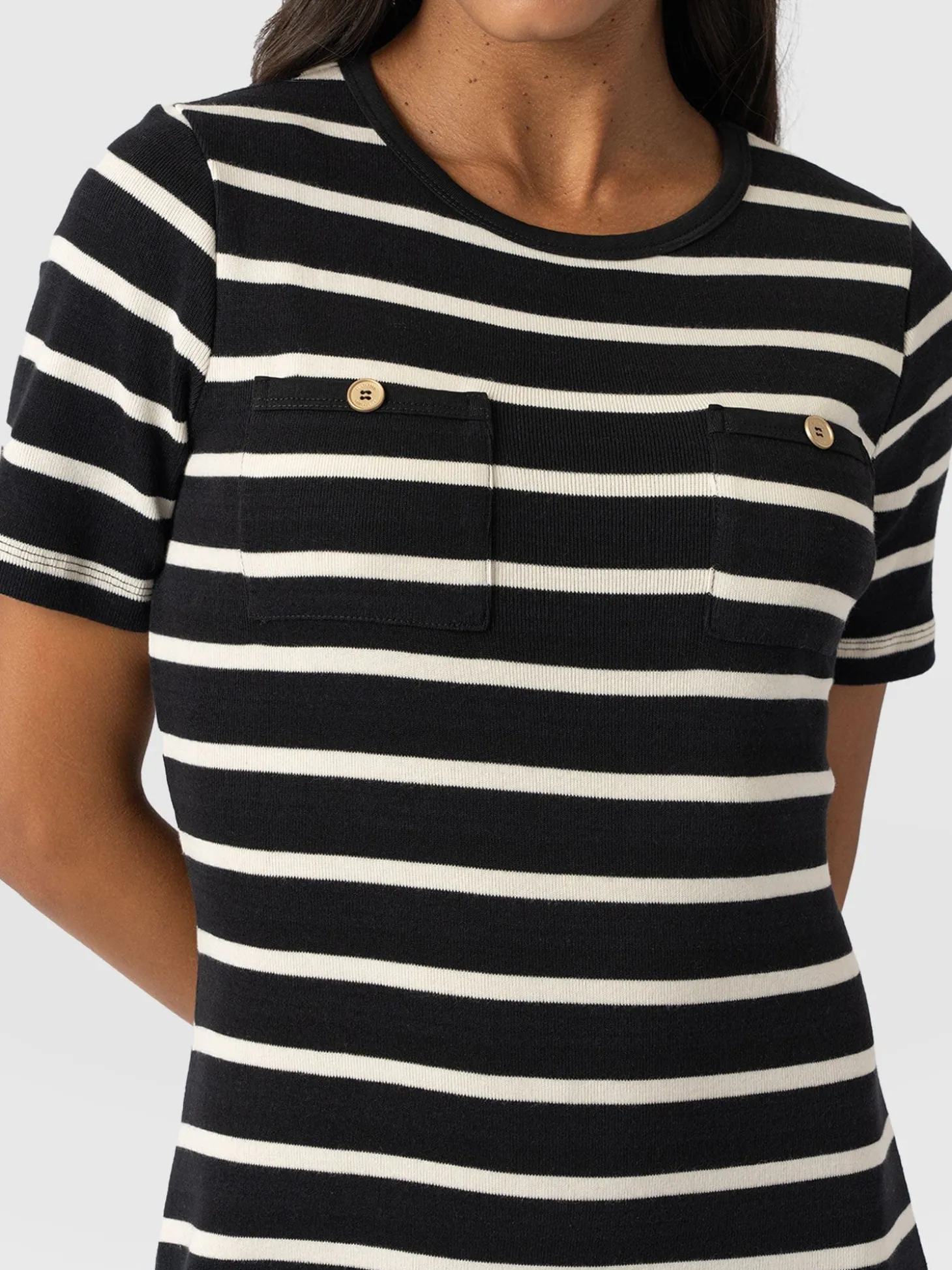 Helena T-Shirt Dress - Stripe