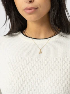 Honeycomb Rib Sweater - Cream