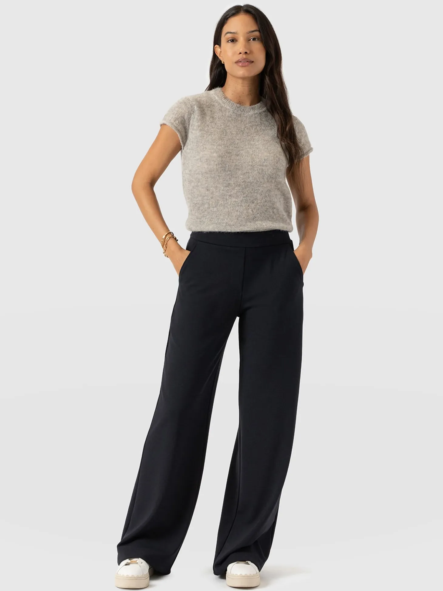 Hoxton Straight Leg Pant - Navy