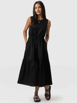 Kara Dress - Black Broderie