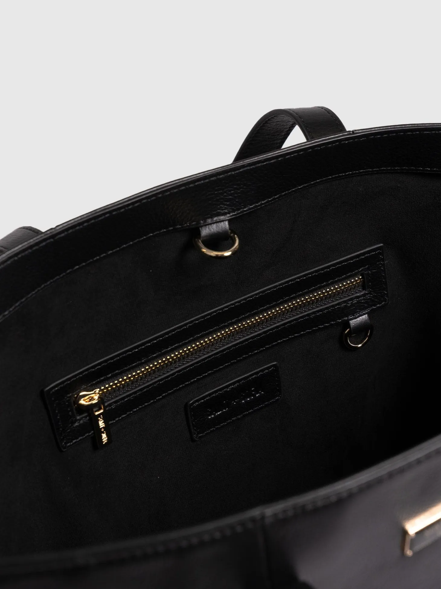 Kara Shopper Bag - Black Leather
