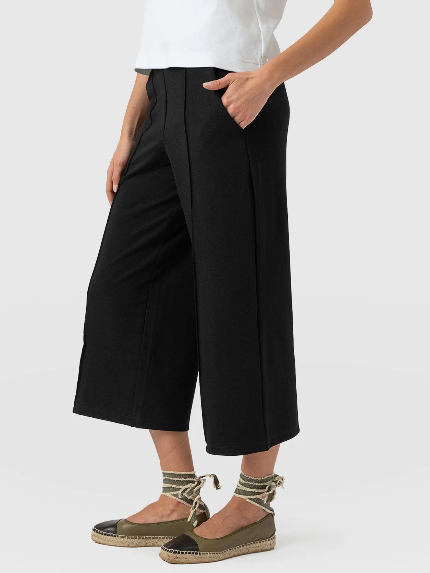 Keller Crop Pant - Black