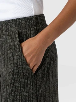 Keller Wide Leg Pant - Green Texture