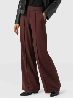 Keller Wide Leg Pant - Maroon