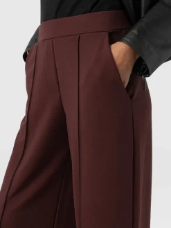 Keller Wide Leg Pant - Maroon