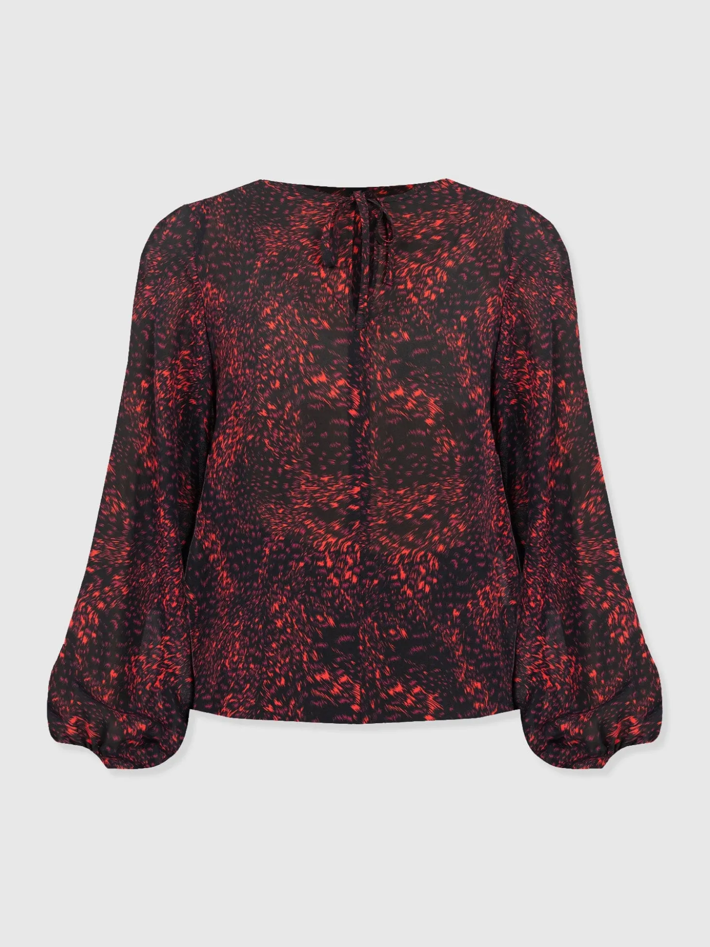 Kristen Blouse - Red Fade Spot