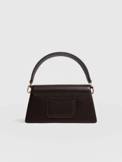 Lennox Half Flap Bag - Chocolate