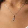 Lightning Necklace - Silver