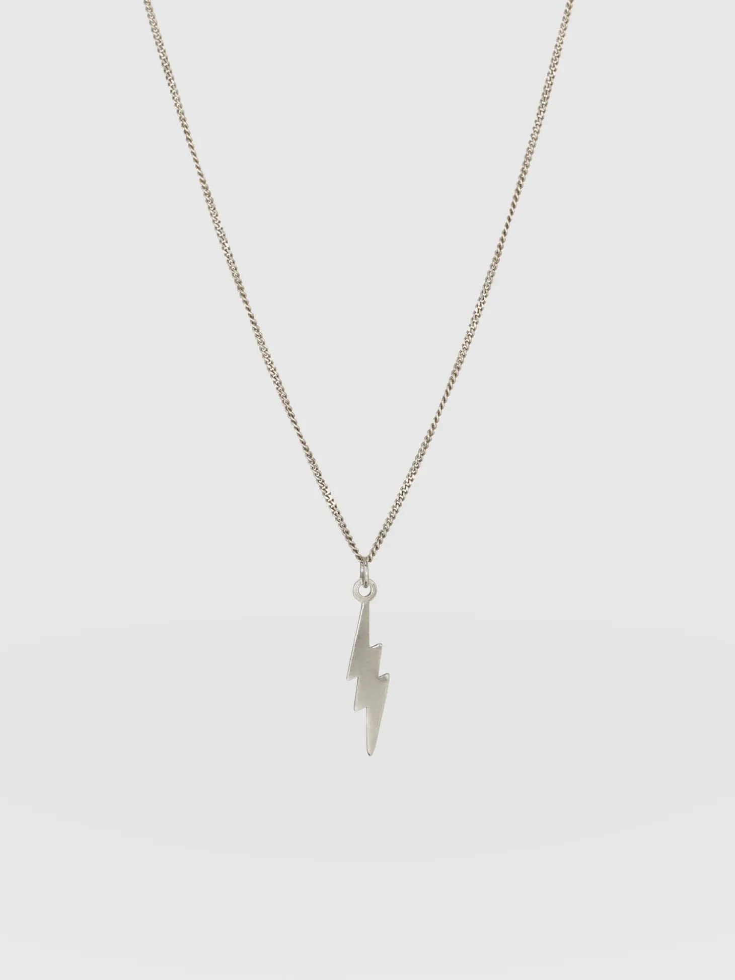 Lightning Necklace - Silver