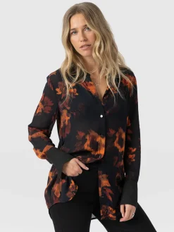 Madison Shirt - Autumn Floral