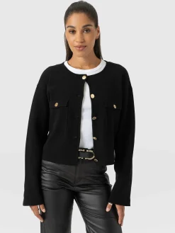 Maeva Knit Jacket - Black