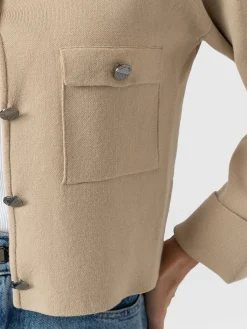Maeva Knit Jacket - Cream