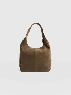 Margot Hobo Shoulder Bag - Khaki
