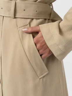 Marion Double Breasted Trench - Beige