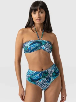 Maya Bandeau Bikini Top - Paradise