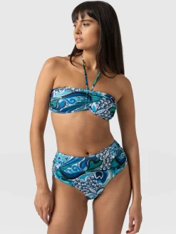 Maya Bandeau Bikini Top - Paradise