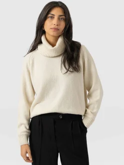 Oxford Cashmere Sweater - Cream