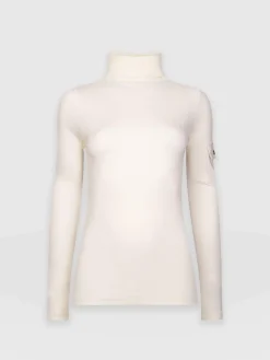 Pocket Turtle Neck - Cream