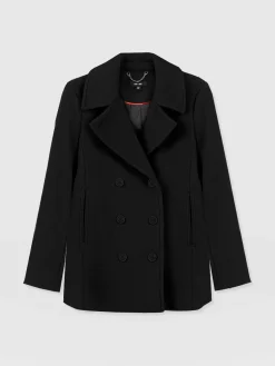 Quinn Pea Coat - Black