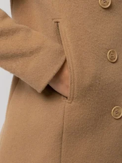 Quinn Pea Coat - Camel