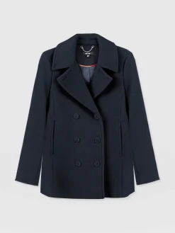 Quinn Pea Coat - Navy
