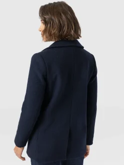 Quinn Pea Coat - Navy