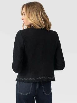 Rayner Jacket - Black Boucle