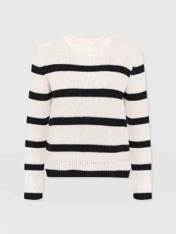 Remy Crop Sweater - Stripe