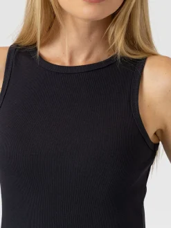 Renee Contrast Dress - Navy