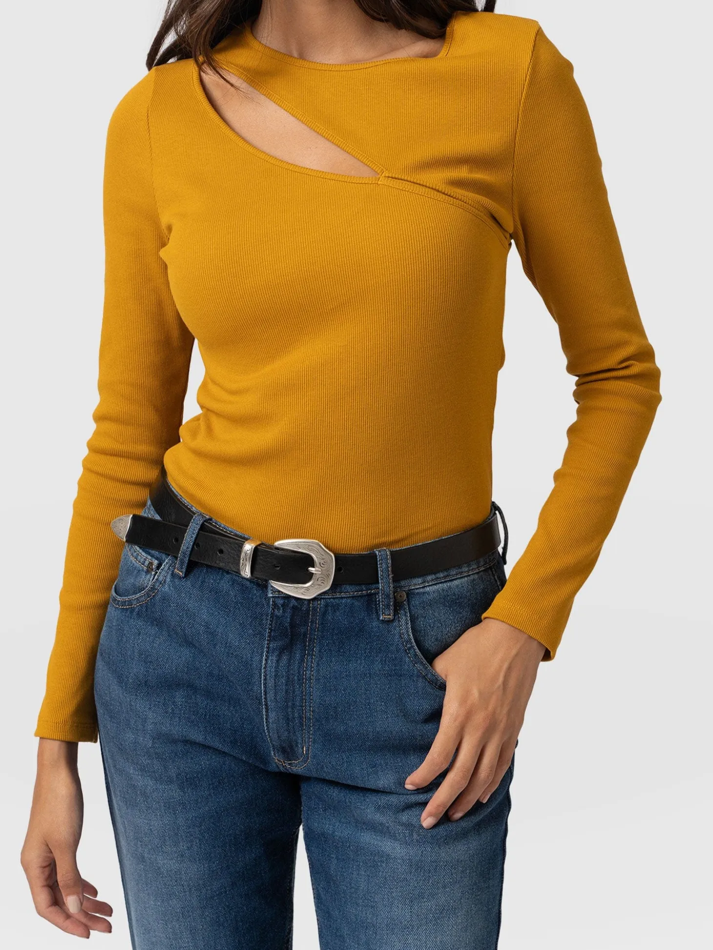 Reveal Tee Long Sleeve - Ochre
