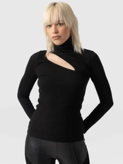Reveal Turtle Neck - Black