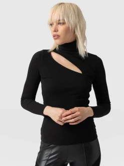 Reveal Turtle Neck - Black