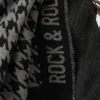 Rock Houndstooth Scarf - Black/Grey
