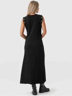 Rowan Dress - Black Eyelet