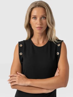 Rowan Dress - Black Eyelet