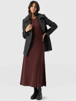 Rowan Dress - Maroon