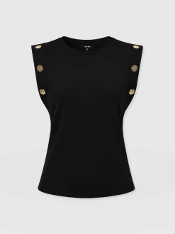 Rowan Tee - Black - Molten