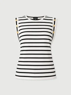 Rowan Tee - Black Stripe