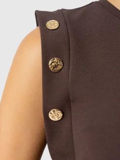 Rowan Tee - Brown - Molten