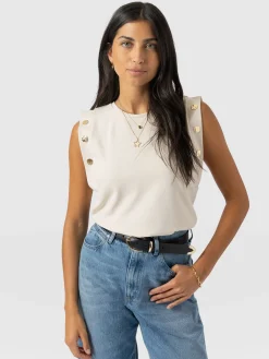Rowan Tee - Cream - Molten